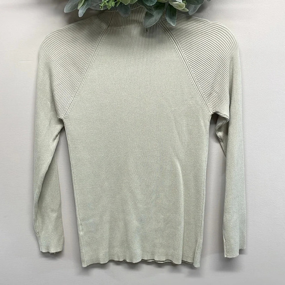 525 America Ribbed Knit Turtleneck Sweater M - Picture 2 of 14